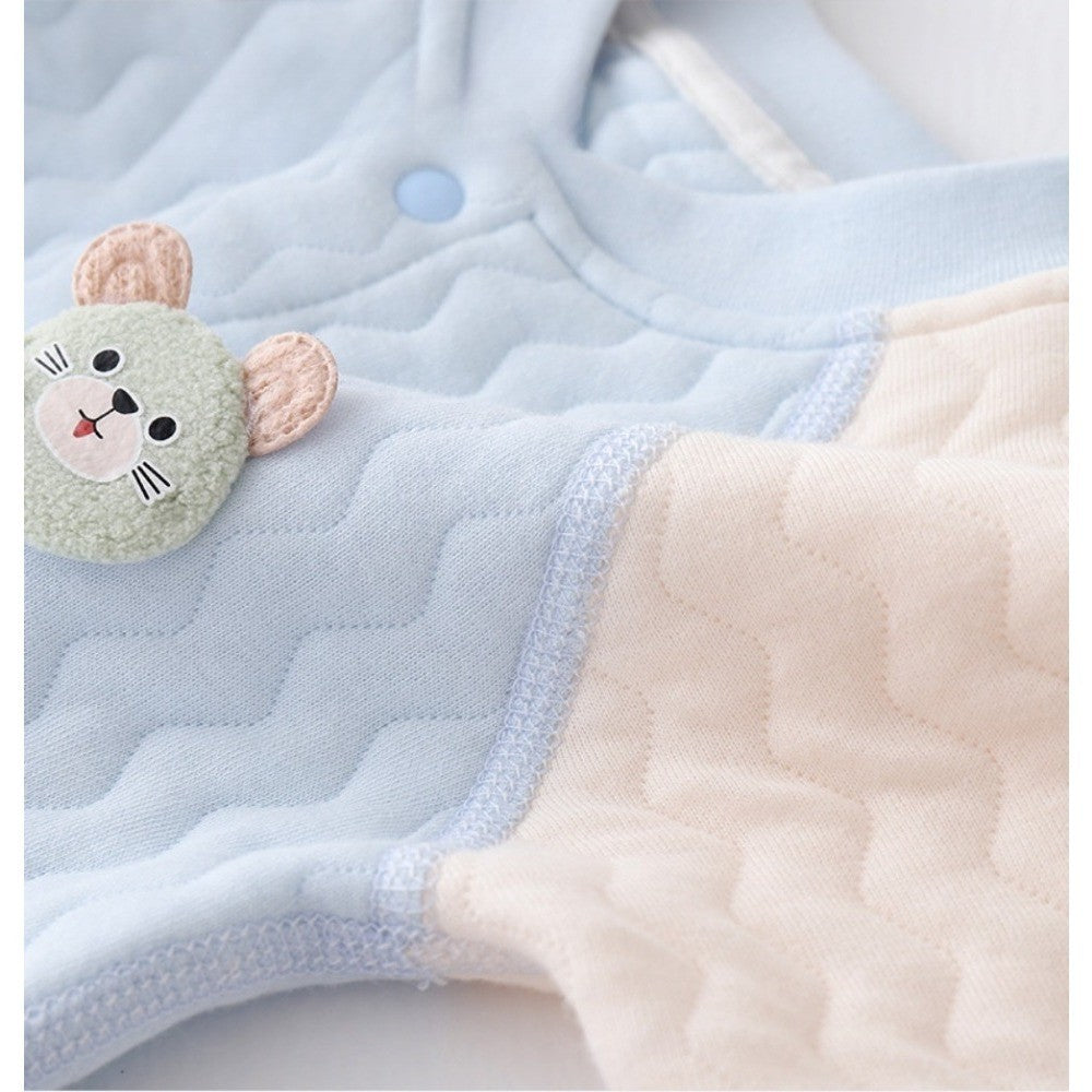 Autumn and Winter 0-18Months Baby Rompers Winter Newborn Girls Boys 100%Cotton Clothes of Long Seeve Infant Clothing Pajamas