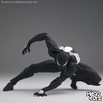Hot Mess Toys Boneco de Ação do Homem-Aranha Preto Anime Aranha Terno Vermelho Preto Vizinho Simbionte Aranha Escarlate Cc Toys Brinquedo de Presente