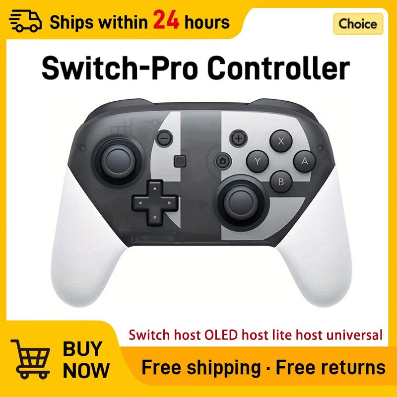 Wireless Bluetooth Gamepad Controller with Wake Function Joystick 6-Axis Gyro HD Vibration for Switch Game Console