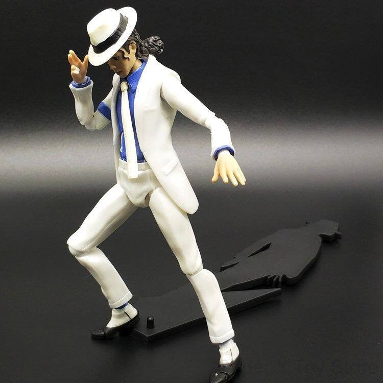 Hot Michael Jackson Smooth Criminal Moonwalk Action Michael Jackson Mj Thriller Joint Movable Figure Model Toys Christmas Gift