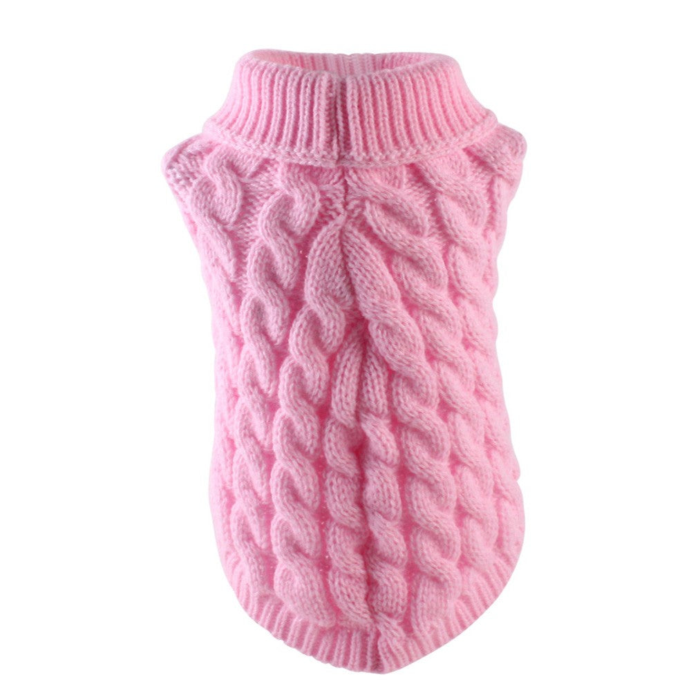 Suéter Clássico Liso para Cães Filhotes de Chihuahua, para Cães Pequenos, Roupa Quente de Inverno para Animais de Estimação, Pulôveres para Yorkshire Schnauzer Disfraz de Perro