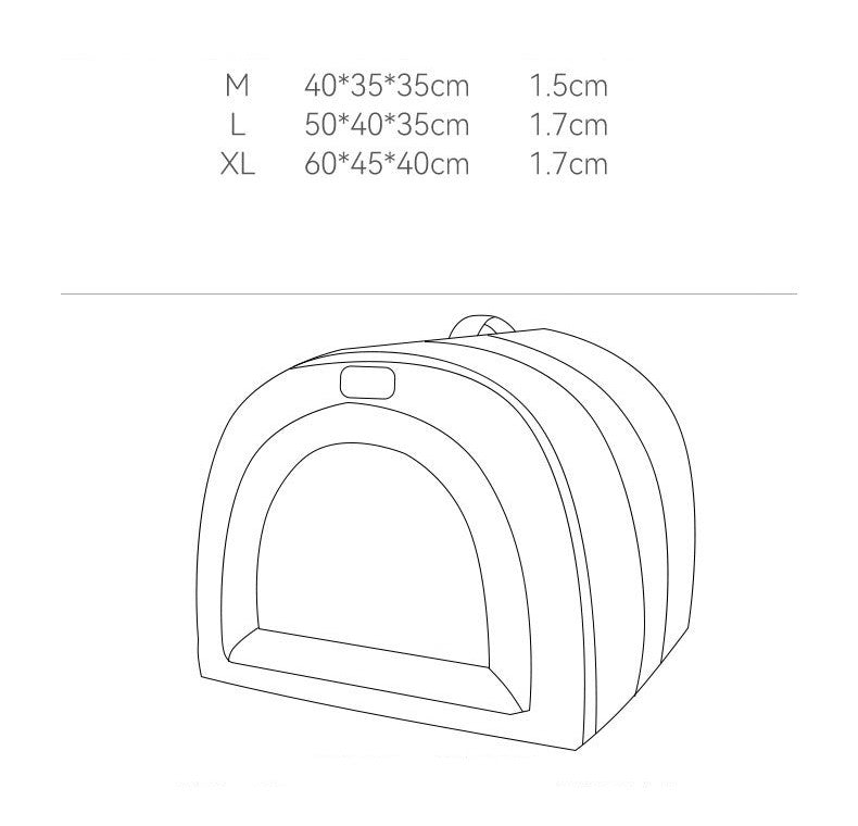 Cama de Cachorro de Inverno Autorrequecível Casa de Filhotes Aconchegante Tenda de Dormir para Gatos Caverna para Gatos Camas Ninho de Gatinhos Interno Cabana de Canil para Cães Gatos Pequenos e Médios