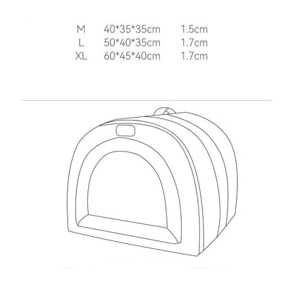 Cama de Cachorro de Inverno Autorrequecível Casa de Filhotes Aconchegante Tenda de Dormir para Gatos Caverna para Gatos Camas Ninho de Gatinhos Interno Cabana de Canil para Cães Gatos Pequenos e Médios
