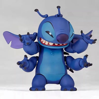 Boneco Articulado do Stitch Estilo Mountain Pass - Brinquedo Educacional para Crianças Presente de Natal Surpresa Modelo Colecionável para Montar