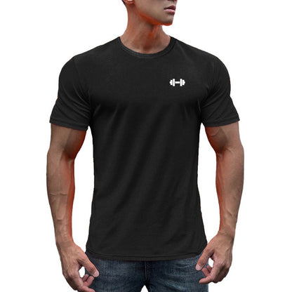 Gym Fitness Muscle Short Sleeve O-Neck Clothing Summer Mesh Breathable Quick Dry Cool T-shirt Mens Bodybuilding Running Shirts