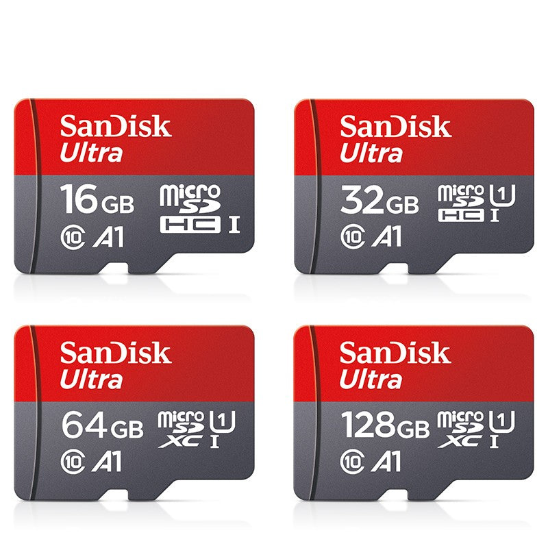 Cartão Micro tf SD Sandisk Ultra SD 128 GB 32 GB 64 GB 256 GB, Cartão de Memória Flash SD/TF 32 64 128 GB miniSD para Celular