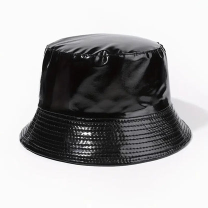 New Reversible Waterproof Bucket Hat For Women Rain hat Fishing Dot  Caps Hat  Two Side Cap Female H3