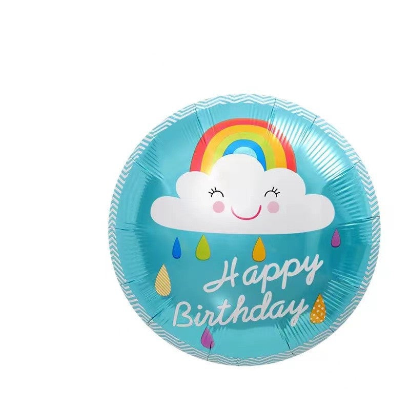 Sunglasses Sun Rainbow Cloud Shape Aluminum Film Balloon Birthday Party Banquet Children's Toy Baby Shower Decoration