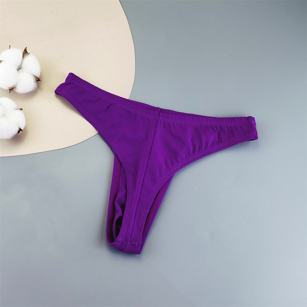 NEW 2025 Big Men Sexy Thongs Cotton Underwear Plus Size Male Convex Pouch G-string Briefs M/L/XL/XXL/XXXL