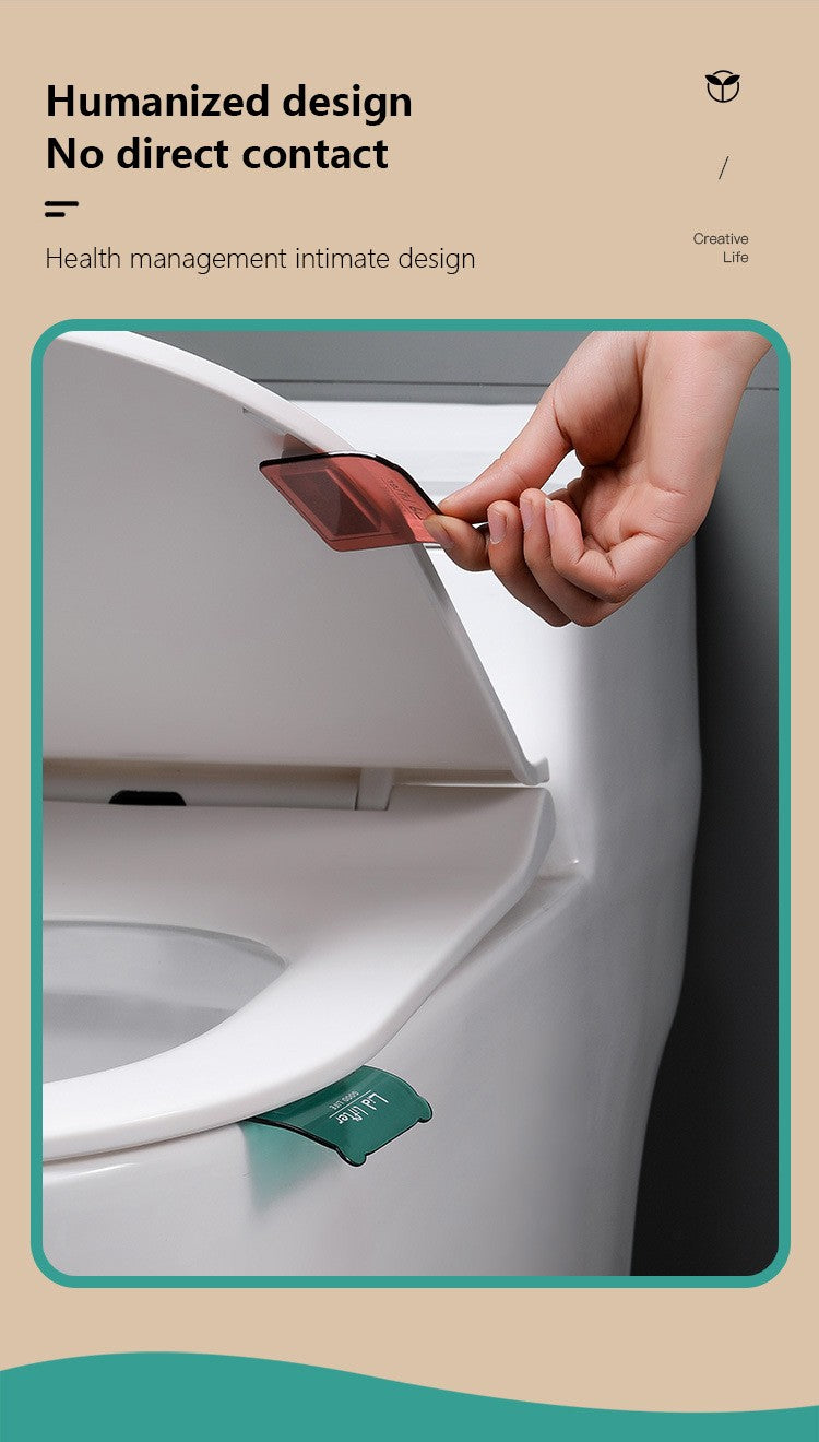 1 Pc Toilet Lid Lifting Device Light and Small PS Material to Lift the Toilet Lid Bathroom Supplies