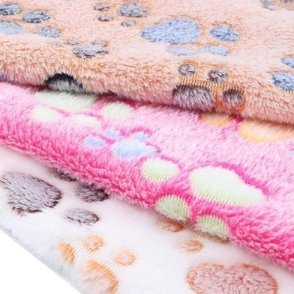 Manta para Pets Macia e Fofa de Alta Qualidade com Padrão de Desenho Animado, Tapete Quente e Confortável para Gatos e Cães