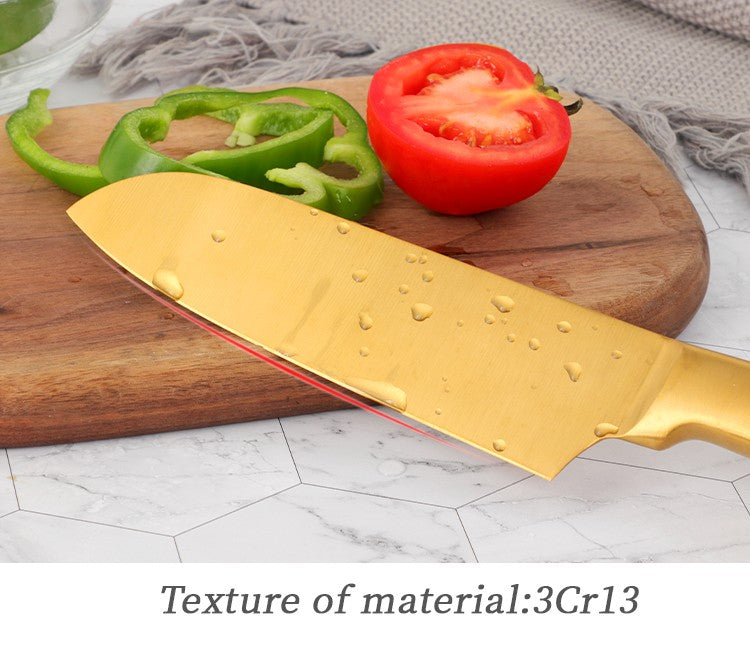 Colorful Durable Kitchen tools Boning Knife Cleaver Stainless Steel cutter- 6.3Inch Blade -Metal Long Handle For BBQ Restaurant