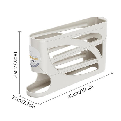 Auto Rolling Egg Dispenser 4 Tiers Auto Rolling Egg Storage Dispenser Rack Reusable Organizer Kitchen Egg Container for
