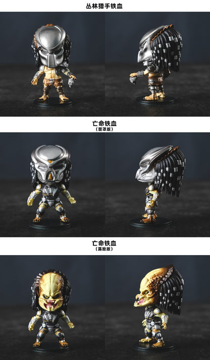 Predators Ultimate P1 Jungle Hunter Jungle Demon Concrete Clan Leader PVC Statue Figure Collectible Model Toy 7cm