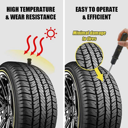 Kit Reparo Pneu 60 Peças DIY Furo Pneu Carro Caminhão Moto Casa Plug Remendo Borracha Pregos Acessórios Pneu Carro
