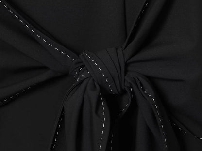 Elegant 2025 Autumn Women Big Bow Mini Dresses Fashion Chic Sleeveless Slim Causal Dress Street Back Zipper Party Sweet Dress