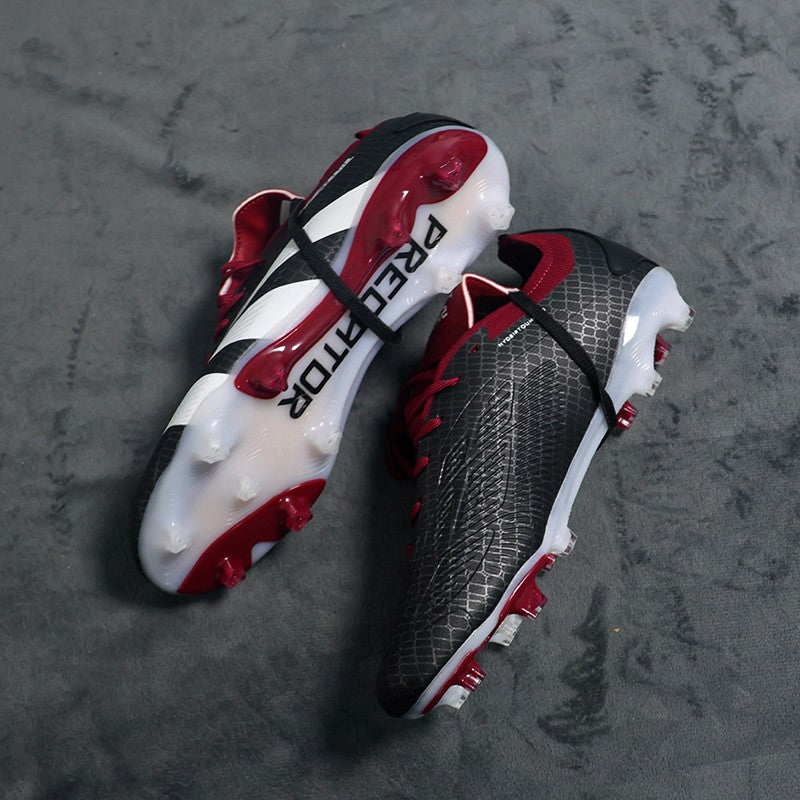 Q-2502 High Quality Mens Soccer Shoes Non-Slip Turf Soccer Cleats for Kids TF/FG Training Football Boots Chuteira Campo 35-45