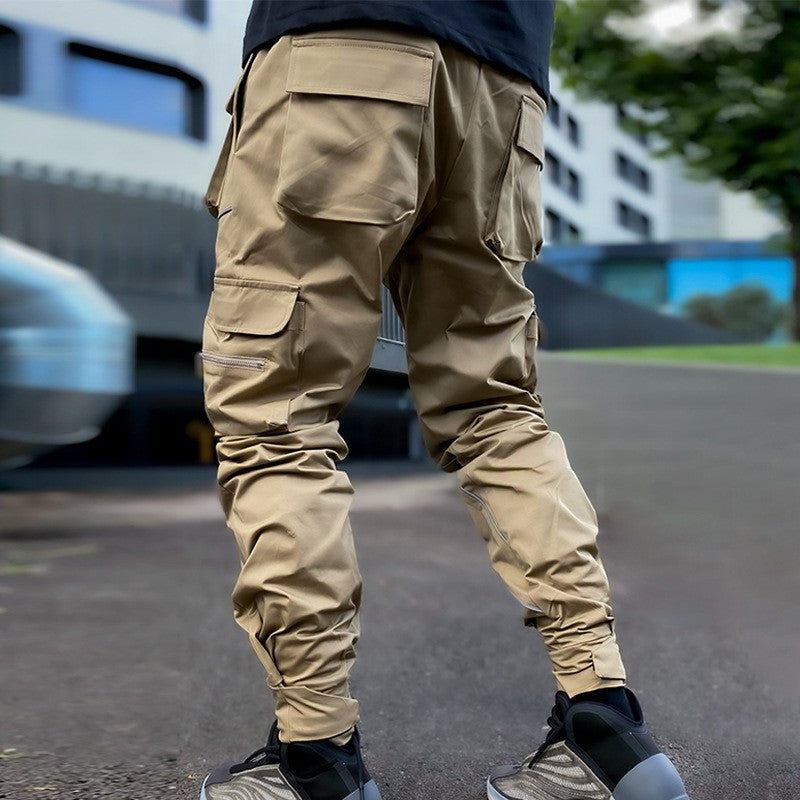 Men's Reflective Cargo Pants 2025 New Hip Hop Casual Joggers Trousers Multi-Pocket Men Sweatpants Streetwear Sports Pant M-3XL