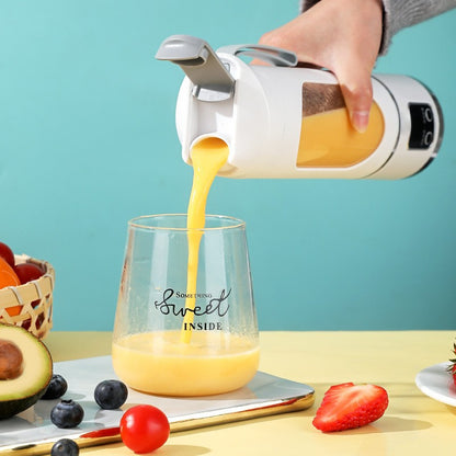 2025 Novo Carregamento Doméstico MINI Triturador de Gelo Elétrico Potente Motor 450ML Grande Capacidade Copo de Suco com Display Digital