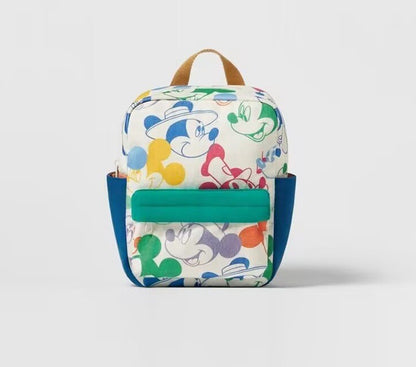 Nova Mochila Infantil da Disney, Bolsa Escolar de Jardim de Infância Bonita, Mochila de Viagem Unissex de Grande Capacidade para Crianças