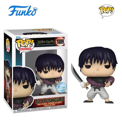 Toji Fushiguro Action Figure Jujutsu Kaisen Series Funko Pop Anime Glow Chase Limited Edition Model Collect Original Toys Gifts
