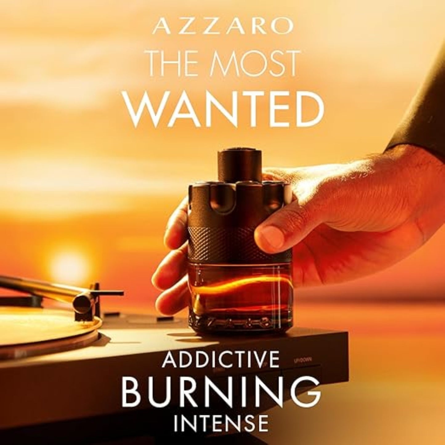 AZZARO The Most Wanted Eau de Parfum Intense – Woody & Spicy Cologne for Men with Fougère and Ambery Notes Amber Wood, Cardamom