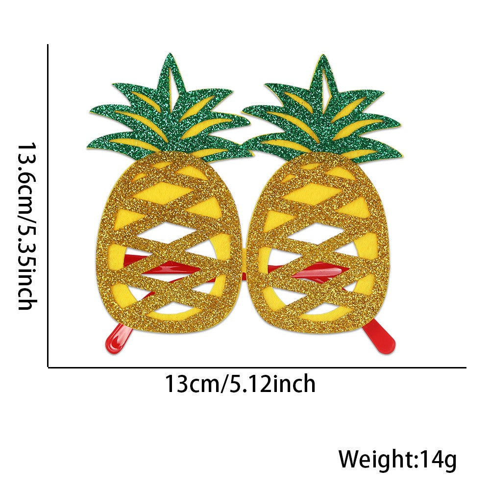 Hawaiian Party Glasses,Summer Flamingo Pineapple Coconut Glasses,Summer Beach Themed Birthday Party Decorations