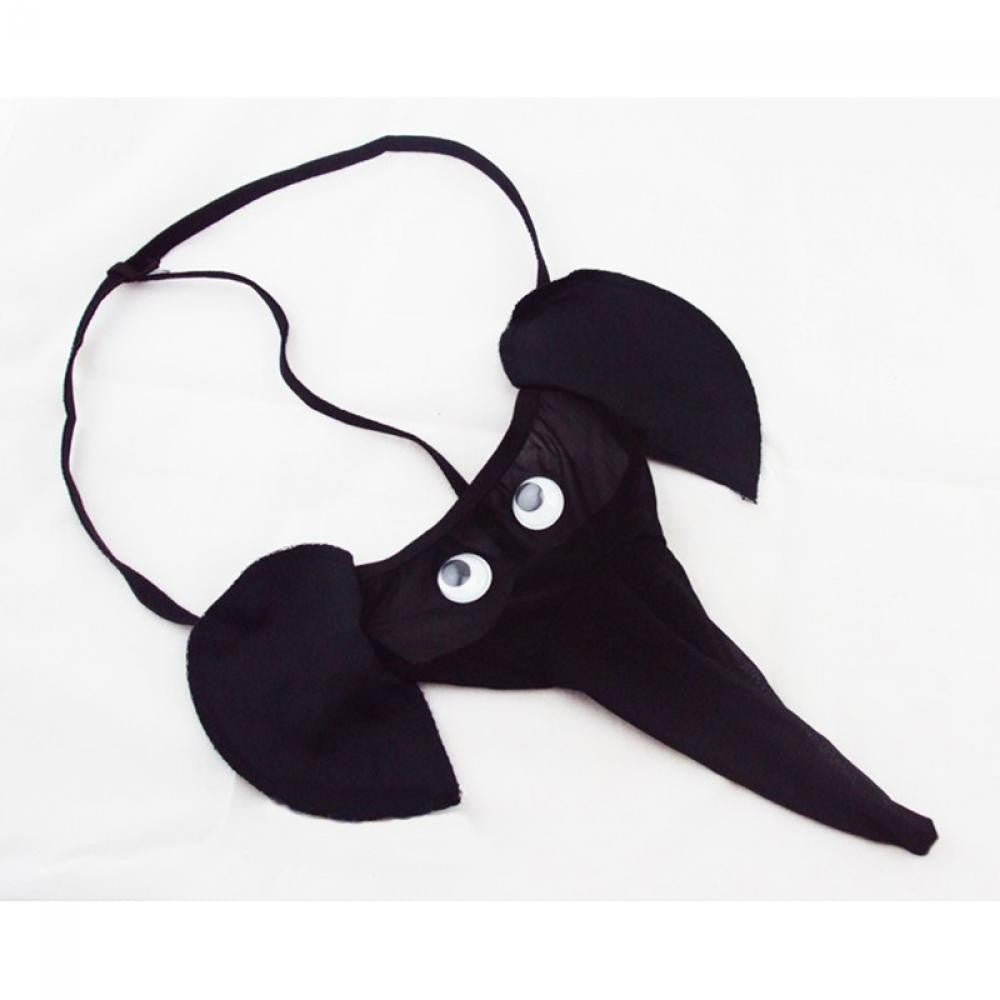 Men's Sexy Elephant Lingerie G-string Male T-back Thongs Bulge Pouch Underwear Men's Clothing