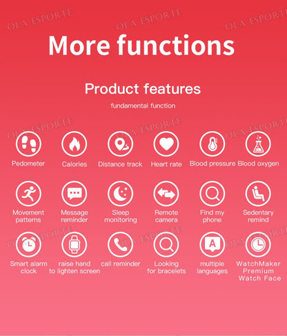 For Sports Smart Watch Music Control Fitness Calorie Track Bracelet Phone Message Remind Steps BT SmartWatch M8 Band