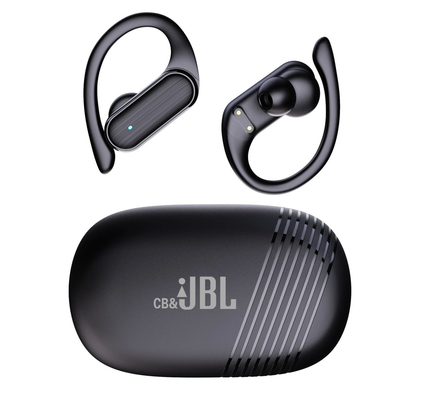 Para Fones de ouvido sem fio CB&JBL Bluetooth TWS A520 Fones de ouvido intra-auriculares Gancho de orelha Fone de ouvido para jogos Controle de toque esportivo com microfone