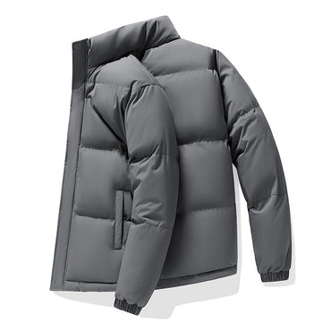 Jaqueta de Pesca Masculina Inverno Marca na Moda Gola Alta Jaqueta Acolchoada Solta Adolescentes Quente À Prova de Frio Casaco Tamanho Grande