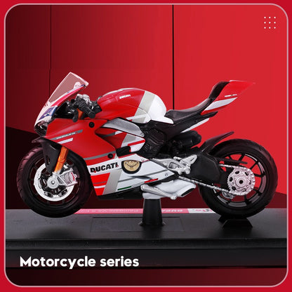 Maisto 1:18 Ducati Panigle V4 S Diavel Kawasaki Ninja H2 R Brinquedos de Modelo de Motocicleta Colecionáveis Hobbies