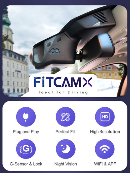 Fitcamx Câmera Veicular 4K para Land Rover Range Rover Sport/Vogue/HSE (L494 L460 L461 L405 L322 L320) 2010-2025, DVR Automotivo Estilo OEM