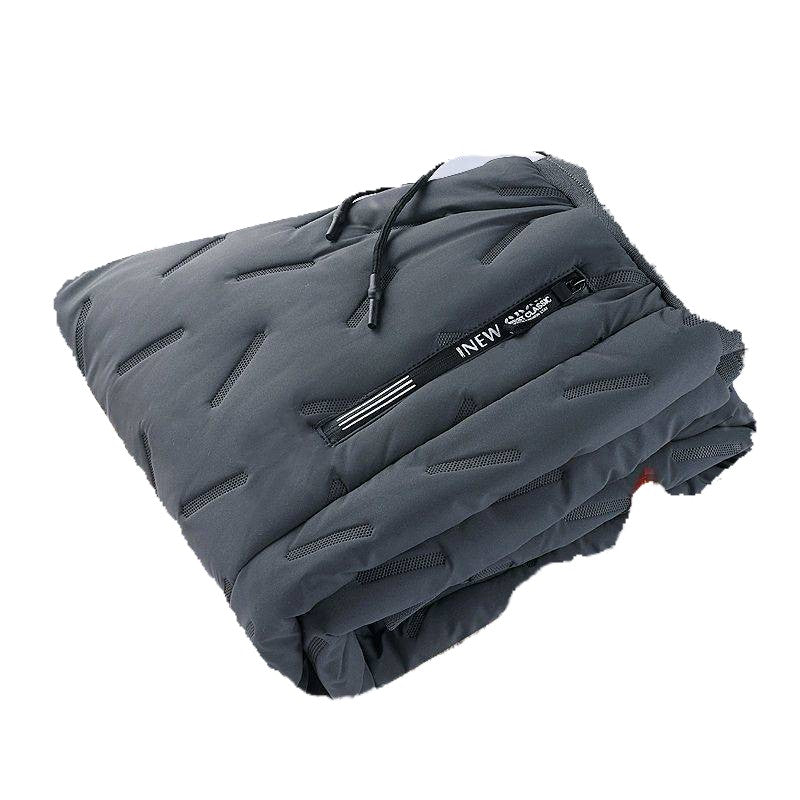 Men's Winter Thiened Fce Lined down Cotton Pants Casual Spor Long Trousers Loose Fit Warm Outerwear for Autumn And Winter