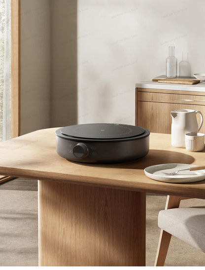 XIAOMI MIJIA Electric Ceramic Cooktop,10?Level Power With Child Safety Lock,Timer,2200W Induction Cooker,CN Version With Adapter