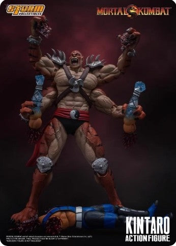 Storm Collectibles 1/12 Mortal Kombat Kintaro Action Figure Versão Regular e Sangrenta - DCMK07 Modelo Clássico Brinquedos de Anime