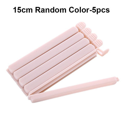Food Snack Sealing Clip 12/15.5cm Plastic Chip Clips for Food Packages Curved Design Sealing Bag Clips Sealing Food Bag Clips