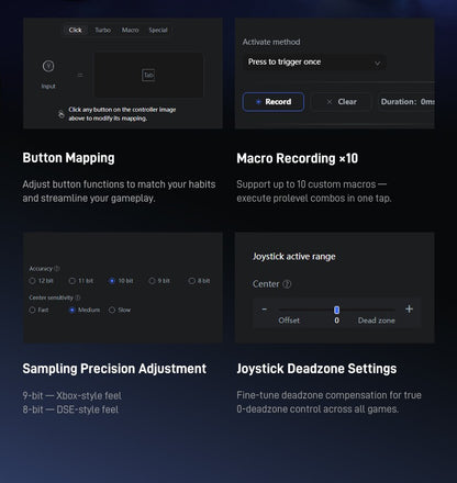 Flydigi Vader 5 Pro V2 Global Version Wireless Bluetooth Gamepad for PC NS Mobile + 2nd Gen Phone Holder | Phone User Optimized