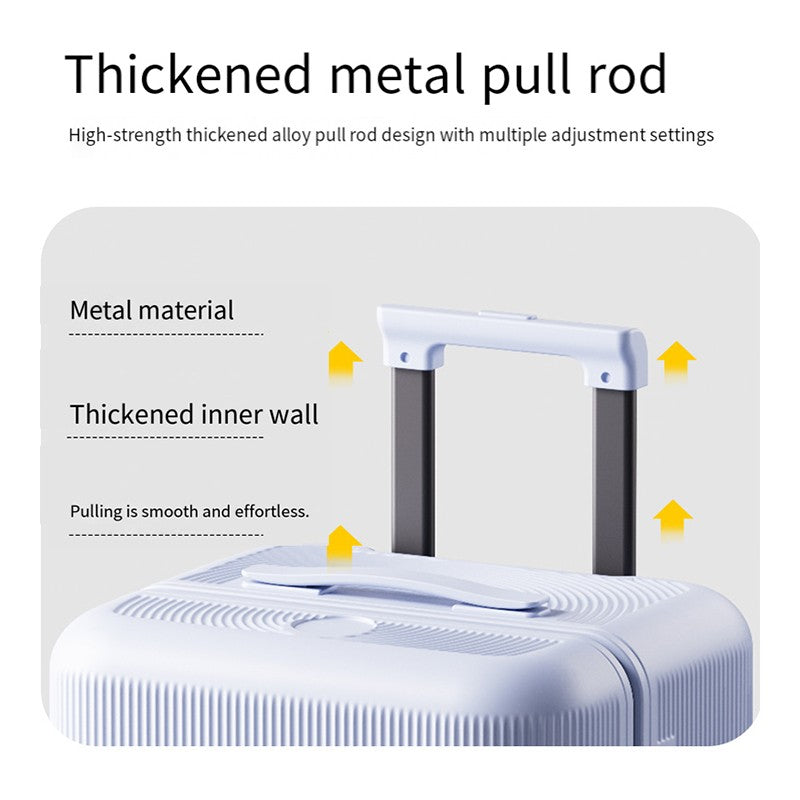 Plastic Frame Thickened Handle Luggage Large Capacity 24-inch Travel Bag 20-inch Checked Luggage Explosion-proof Password Suitca