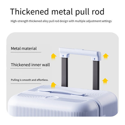 Plastic Frame Thickened Handle Luggage Large Capacity 24-inch Travel Bag 20-inch Checked Luggage Explosion-proof Password Suitca