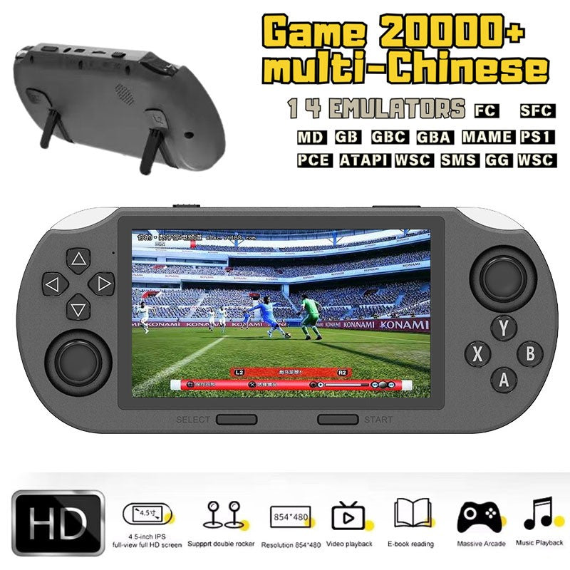New SF3000 Retro Handheld Video Game Console 4.5 Inch 854*480 IPS Screen 3000mAh Portable Pocket Video Player Games