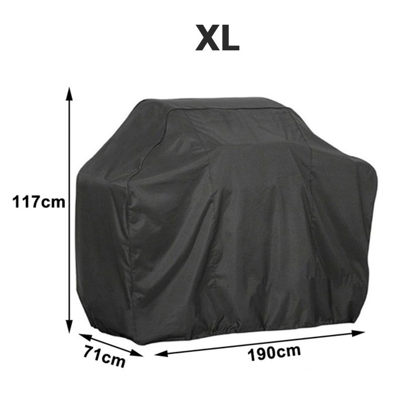 5 Size BBQ Grill Barbeque Cover Anti-Dust Waterproof Weber Heavy Duty Charbroil BBQ Cover Outdoor Rain Protective Barbecue Cover