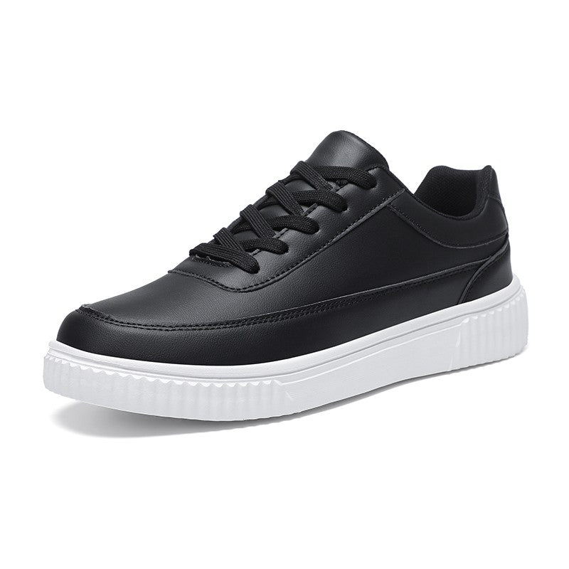 Tênis Masculino Impermeável de Prancha Leve Outono Inverno Tênis Masculino Casual com Cadarço Macio para Esportes e Caminhada