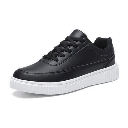 Tênis Masculino Impermeável de Prancha Leve Outono Inverno Tênis Masculino Casual com Cadarço Macio para Esportes e Caminhada