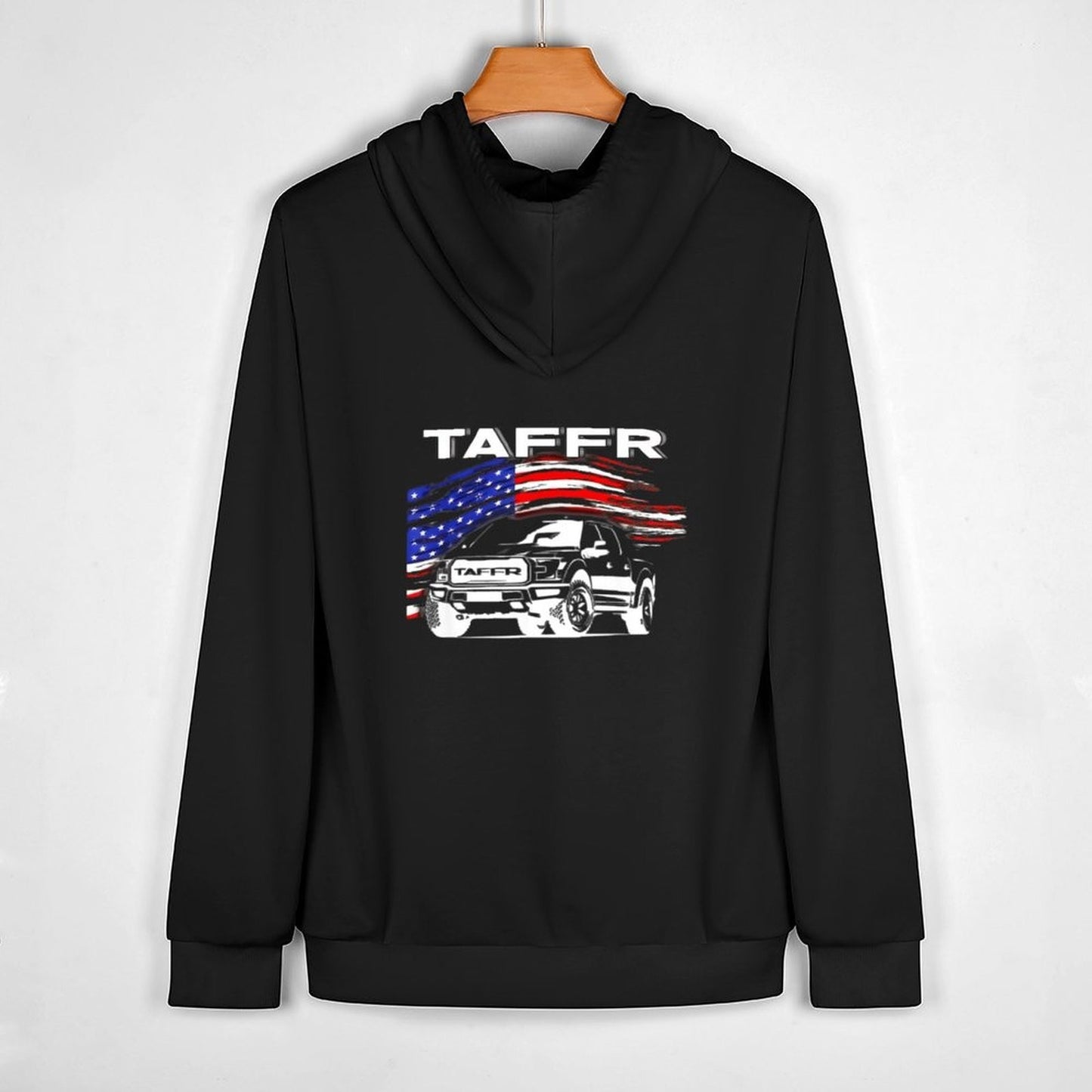 TAFFR American Flag Pickup Truck Funny Viral Video Meme Hoodie autumn clothes autumn new products men wear autumn hoodie