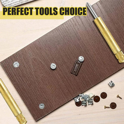 Martelo de Cobre Martelo Dourado Doméstico 6 em 1 Mini Martelo Multifuncional de Latão e Chave de Fenda Ferramentas Manuais Ideais para Relojoeiros Joalheiros