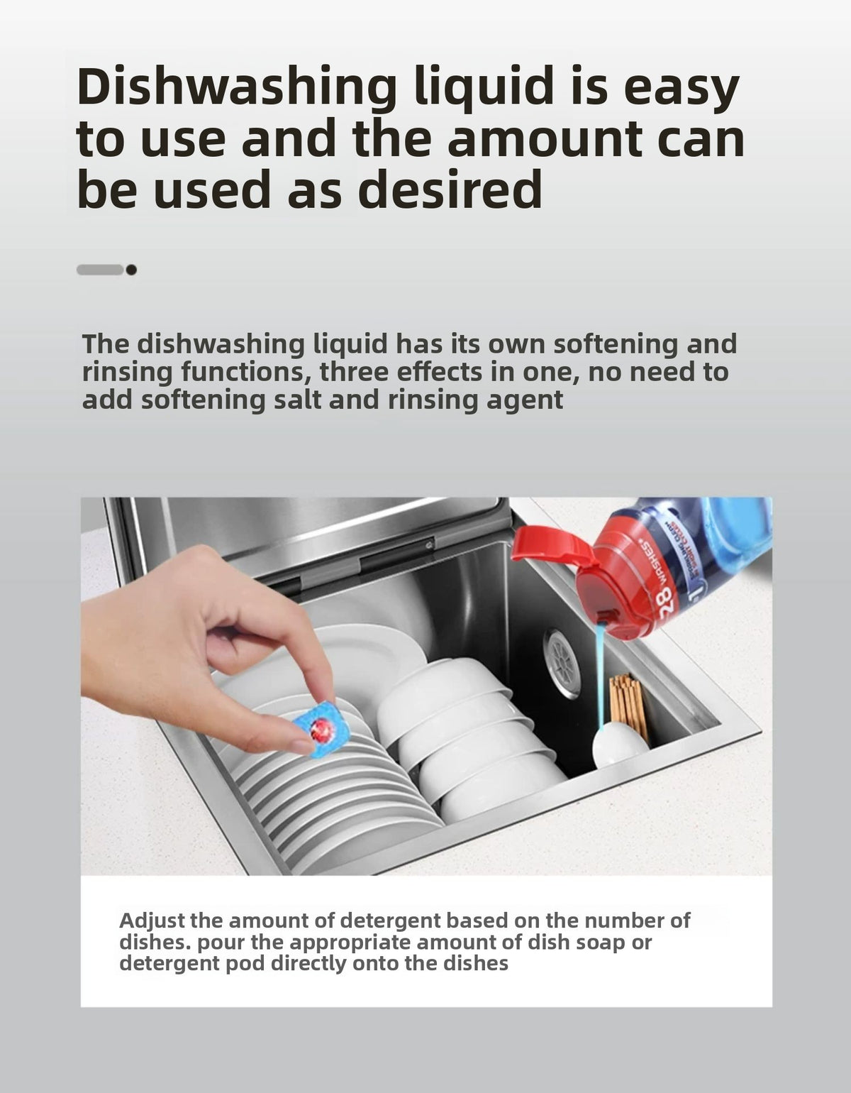 Daimei x1 Single Slot Dishwasher Independent Fully Automatic Sink Corner Small Recessed Pot Dishwasher