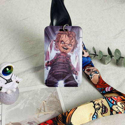 Anime Lanyards Keychain Badge Holder ID Credit Card Pass Hang Rope Lariat Lanyard for Keys Anime Accessories Gifts Halloween