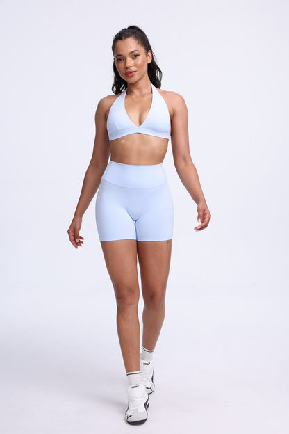 DIAS FIT JOY -Neck Hanging Neck Naked Feeling Yoga Bra for Running Fitness Cycling - Breathable Comfortable Sports Bra for Women