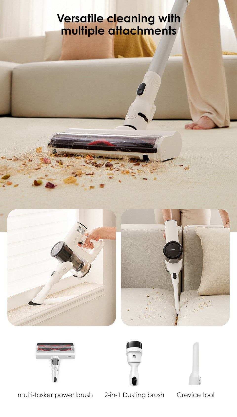 Aspirador de Pó Sem Fio Tineco Pure One Air para Casa, Vassoura, Super Leve, Silencioso, Potente, Máquina de Limpeza